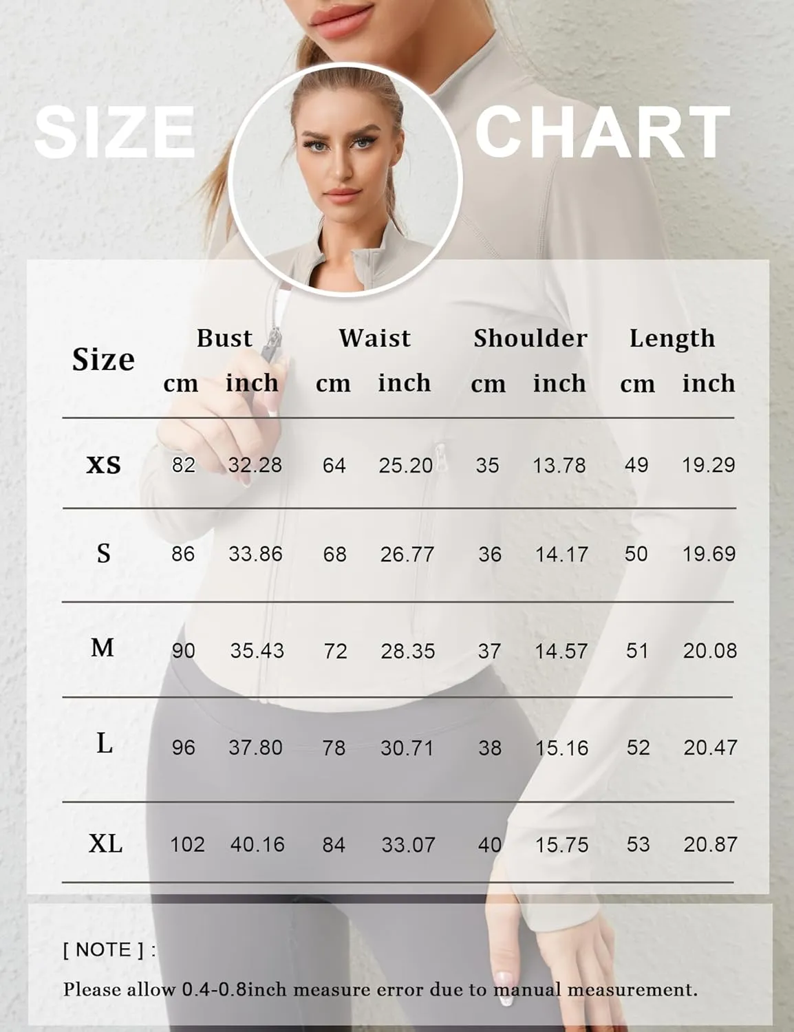 AKEWEI Womens Zip Up Workout Jackets Lightweight Athletic Slim Fit Track Jacket with Inner and Outer Pockets and Thumb Holes