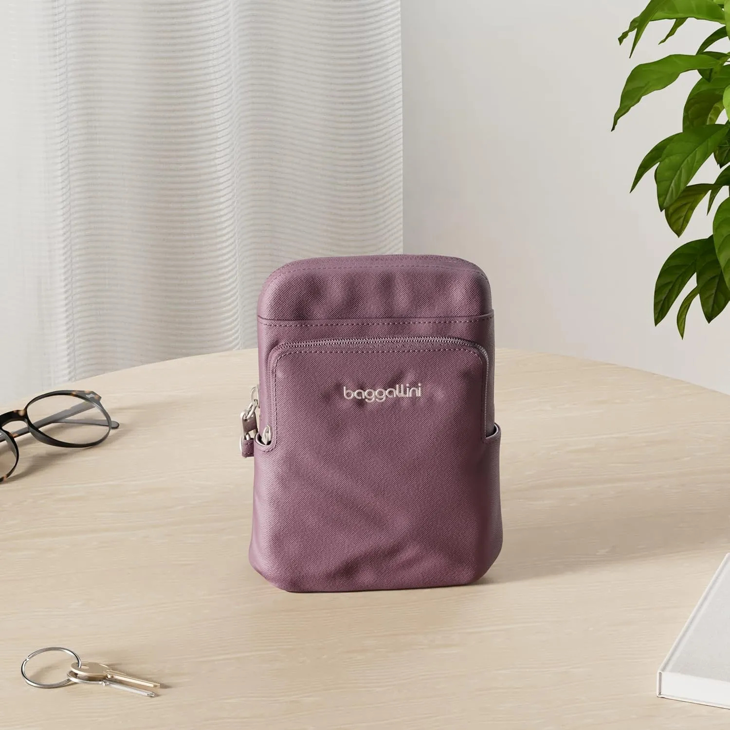 Baggallini Securtex Anti-Theft Activity Crossbody Bag