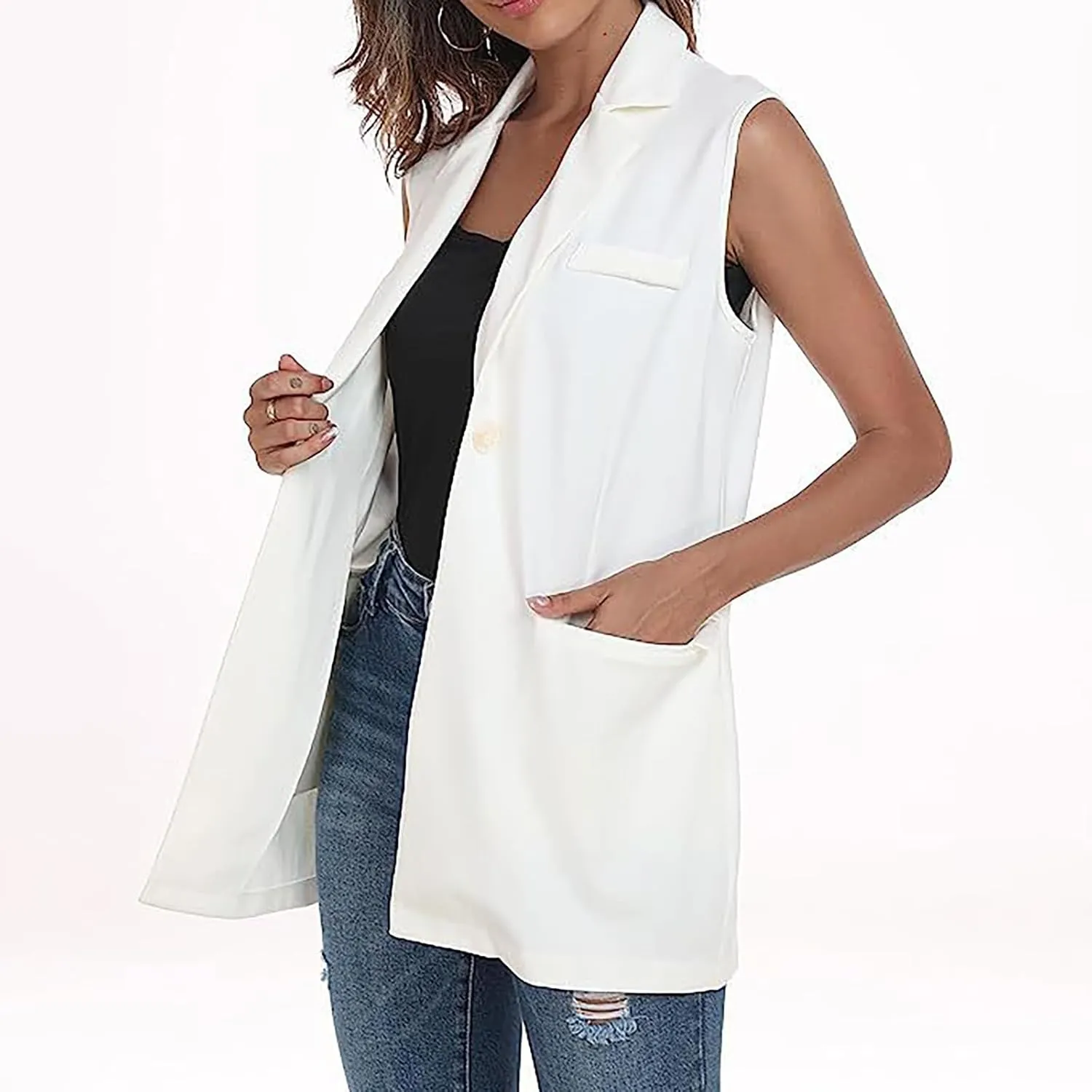 Blazers for Women Business Casual Tweed Women's Jacket Cropped Prtite Fancy Cardigan Baggy Herringbone Jackets