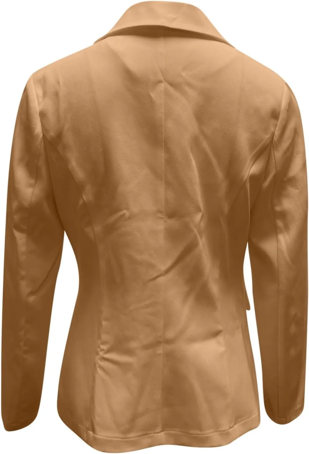 Blazers for Women Casual Open Front Button Jackets Solid Lapel Suite Jacket 2025 Trendy Outerwear with Pockets