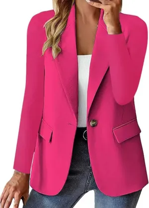 Business Suits for Women 2024 Causal Women's Blazer Short Causal Lightweight Blazers Fitted Herringbone Jackets