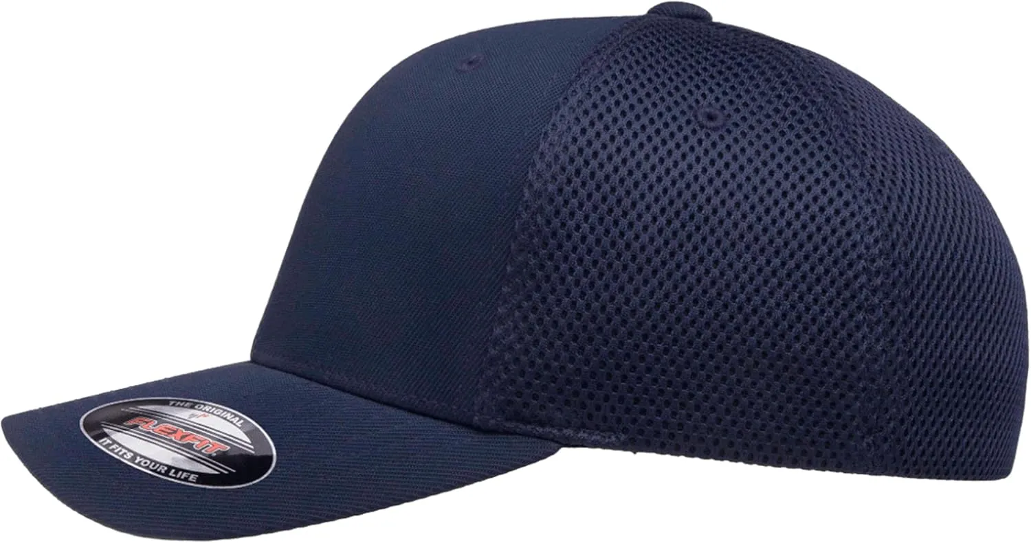 BustedTees Callahan Auto Parts Hat Fitted Flexfit Hats - Casual Wear Baseball Cap for Mens & Womens Ultrafibre Airmesh Mesh
