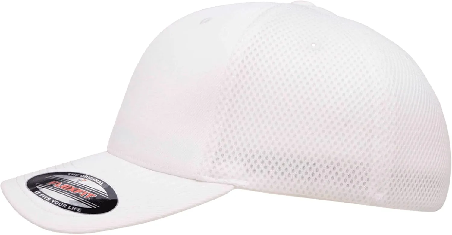 BustedTees Callahan Auto Parts Hat Fitted Flexfit Hats - Casual Wear Baseball Cap for Mens & Womens Ultrafibre Airmesh Mesh