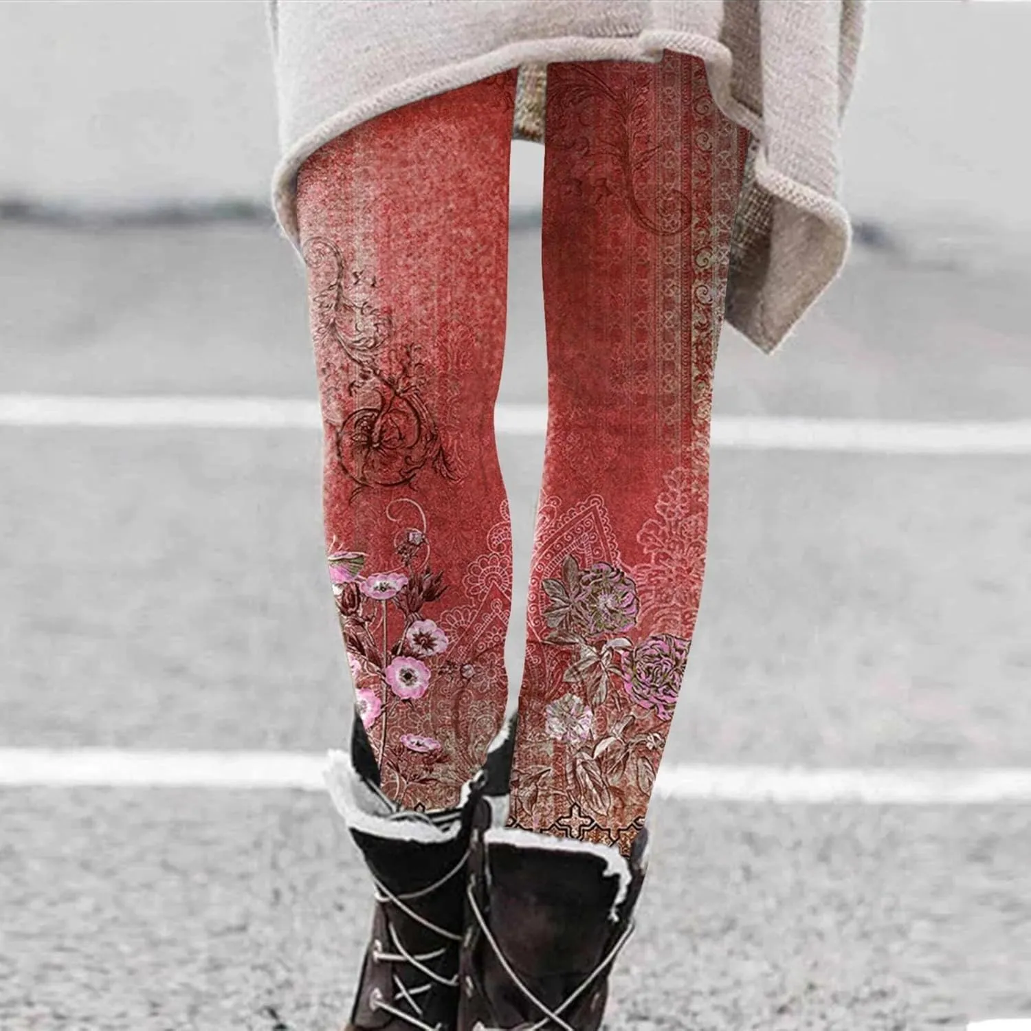 Butter Soft Leggings for Women Leggings with Prints for Women Athletic Works Pants for Women