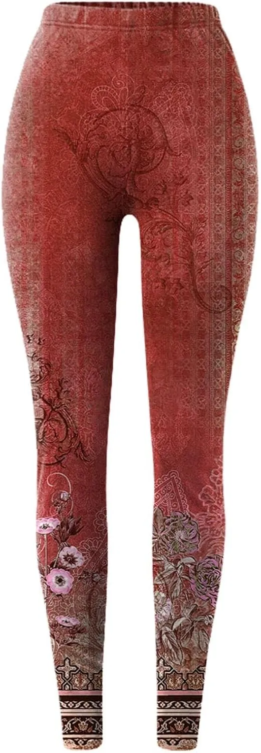 Butter Soft Leggings for Women Leggings with Prints for Women Athletic Works Pants for Women