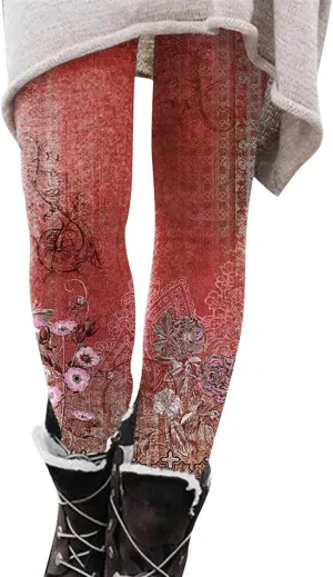 Butter Soft Leggings for Women Leggings with Prints for Women Athletic Works Pants for Women