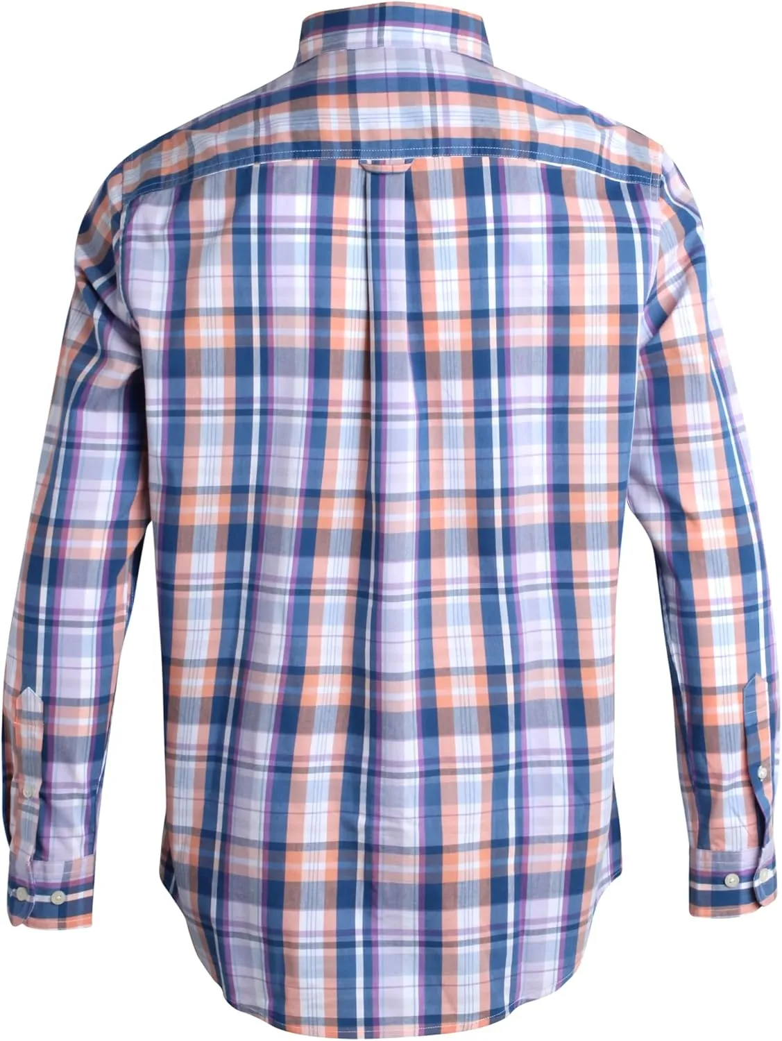 Chaps Men's Long Sleeve Button-Down Shirt - Classic Woven Wrinkle-Resistant Formal Collared Shirt for Men (Sizes: S-XXL)