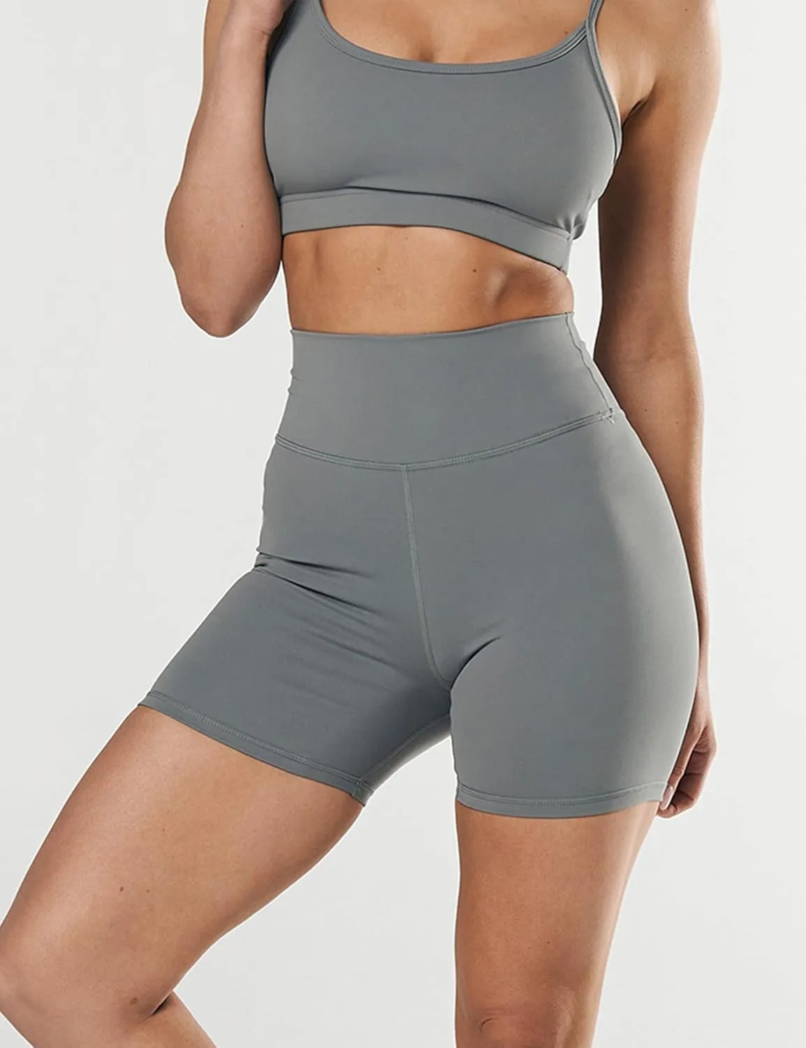 CHARMKING High Waisted Biker Shorts for Women - 5"/8" Tummy Control, Ultra-Comfort for Workouts, Yoga & Daily Wear