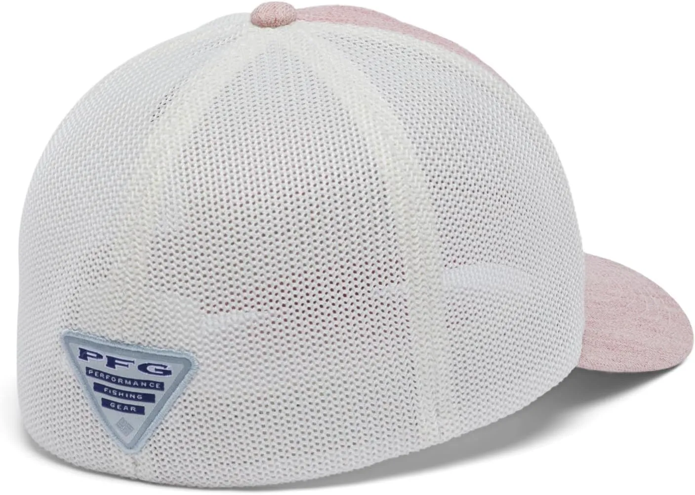 Columbia PFG Leather Fish Flag Mesh Ball Cap