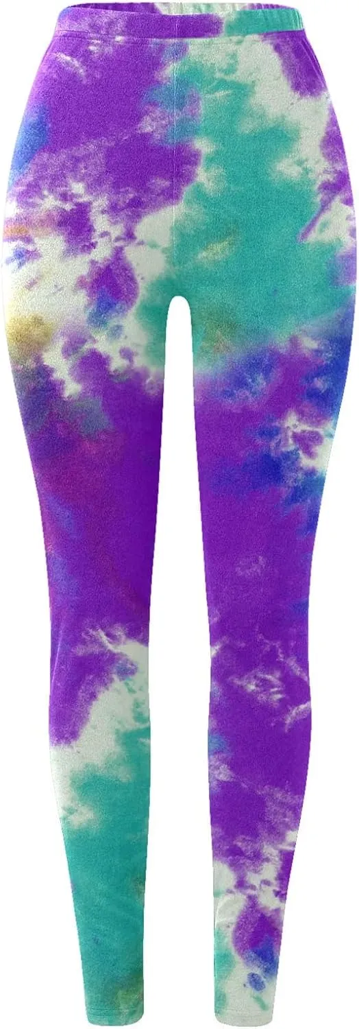Cute Leggings for Women Womens Leggings with Pocket Animal Print Holiday Plaid Pants Women