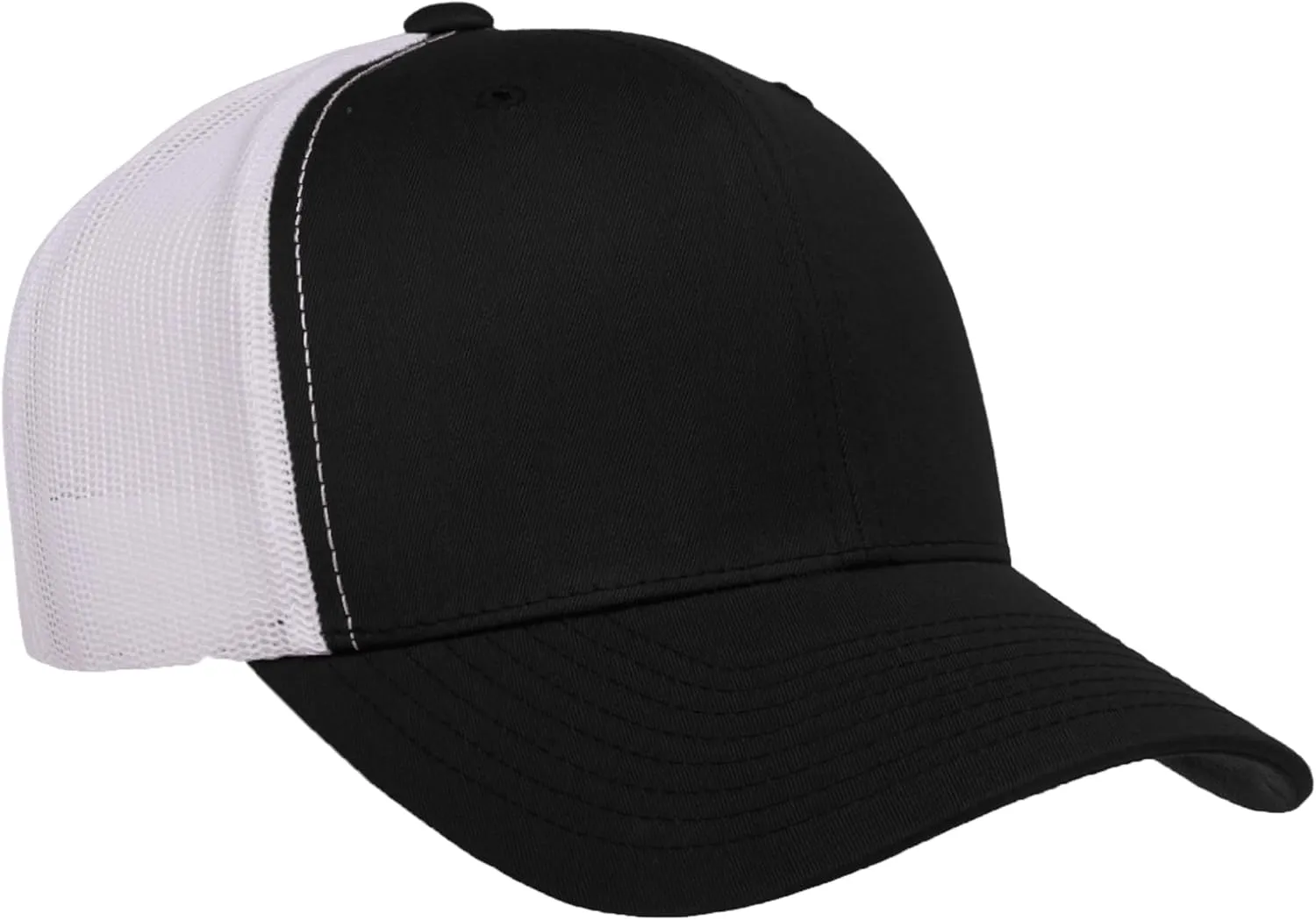 Embroidered Palm Tree Silhouette Trucker Snapback Cap Mesh Back Men and Women