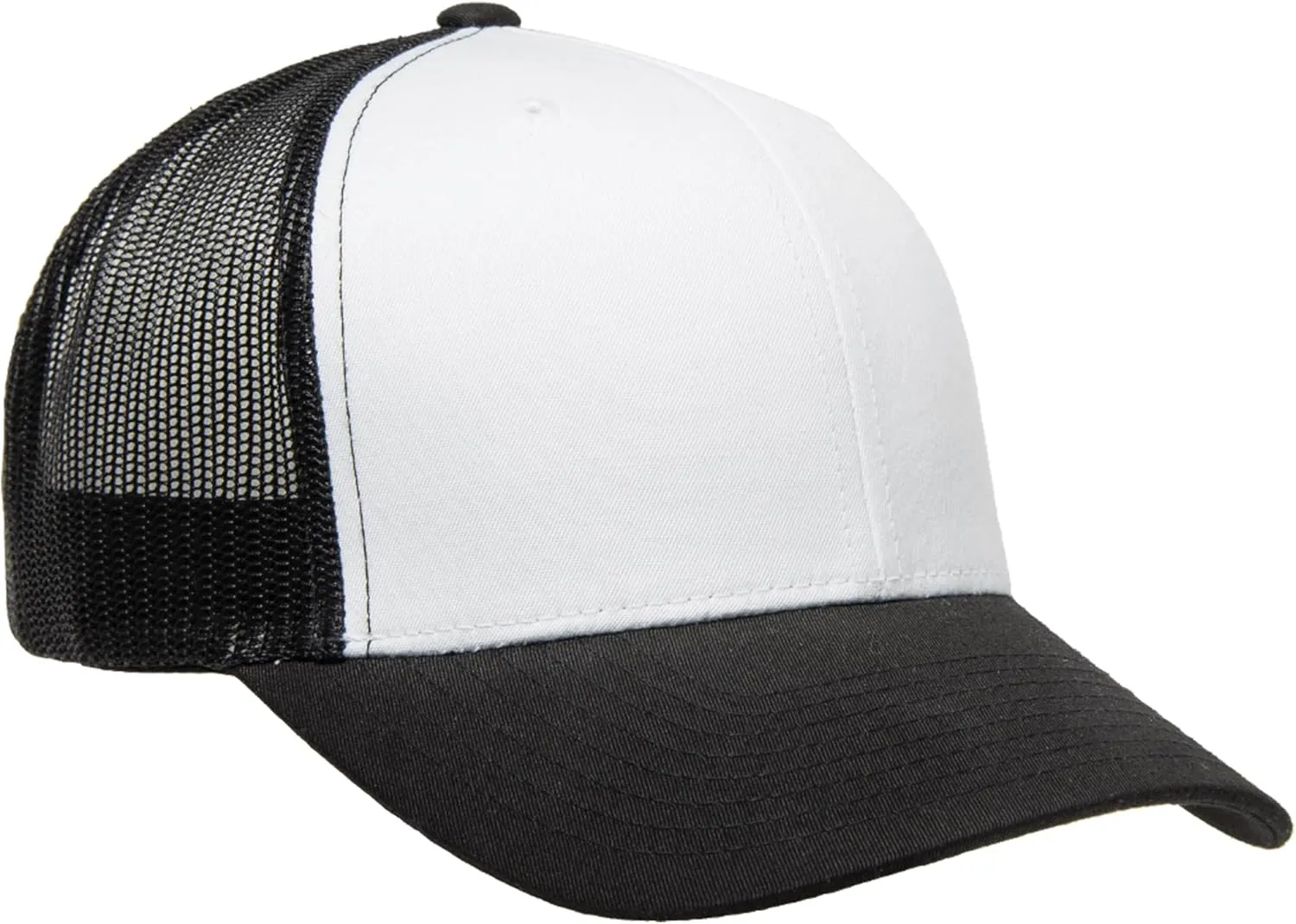 Embroidered Palm Tree Silhouette Trucker Snapback Cap Mesh Back Men and Women
