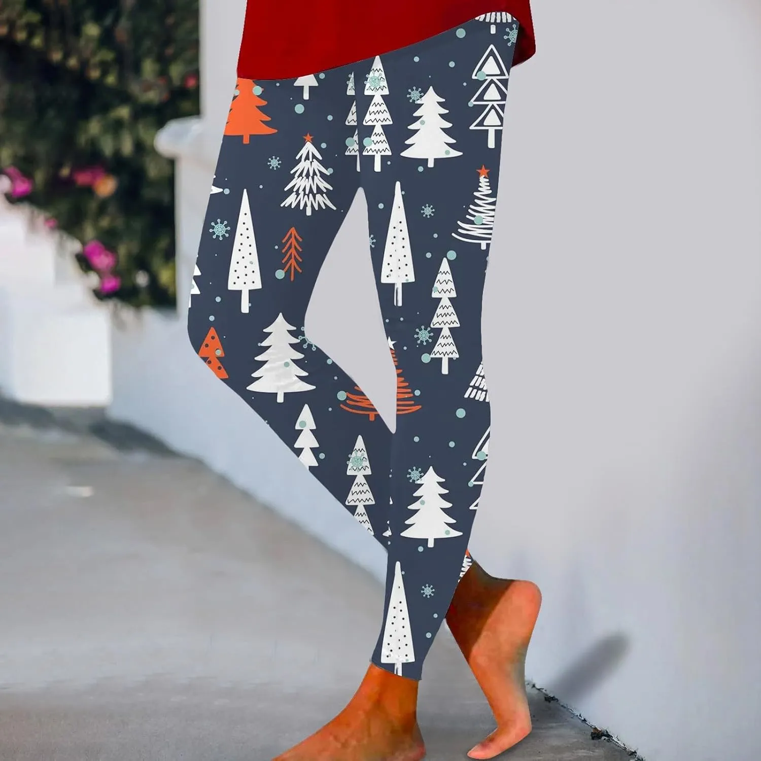 Fleece Lined Leggings Women Button High Denim Women Solid Elastic Color Pants High Waisted Thermal Winter Womens