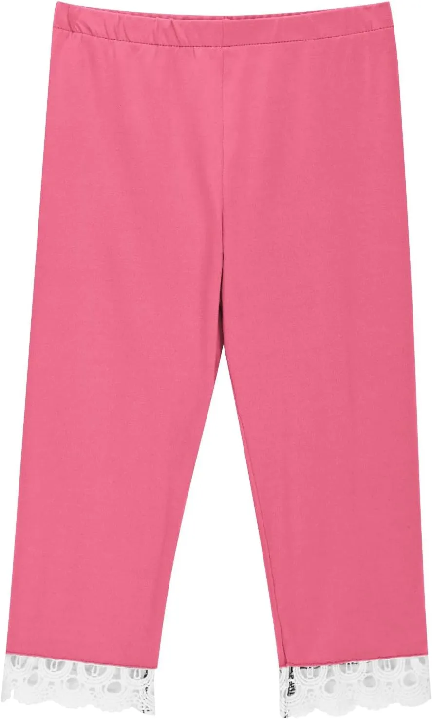 Girls Athletic Capri Leggings, Kids Yoga Pants with Pockets, Teen Girls Stretch Dance Running Workout Pants