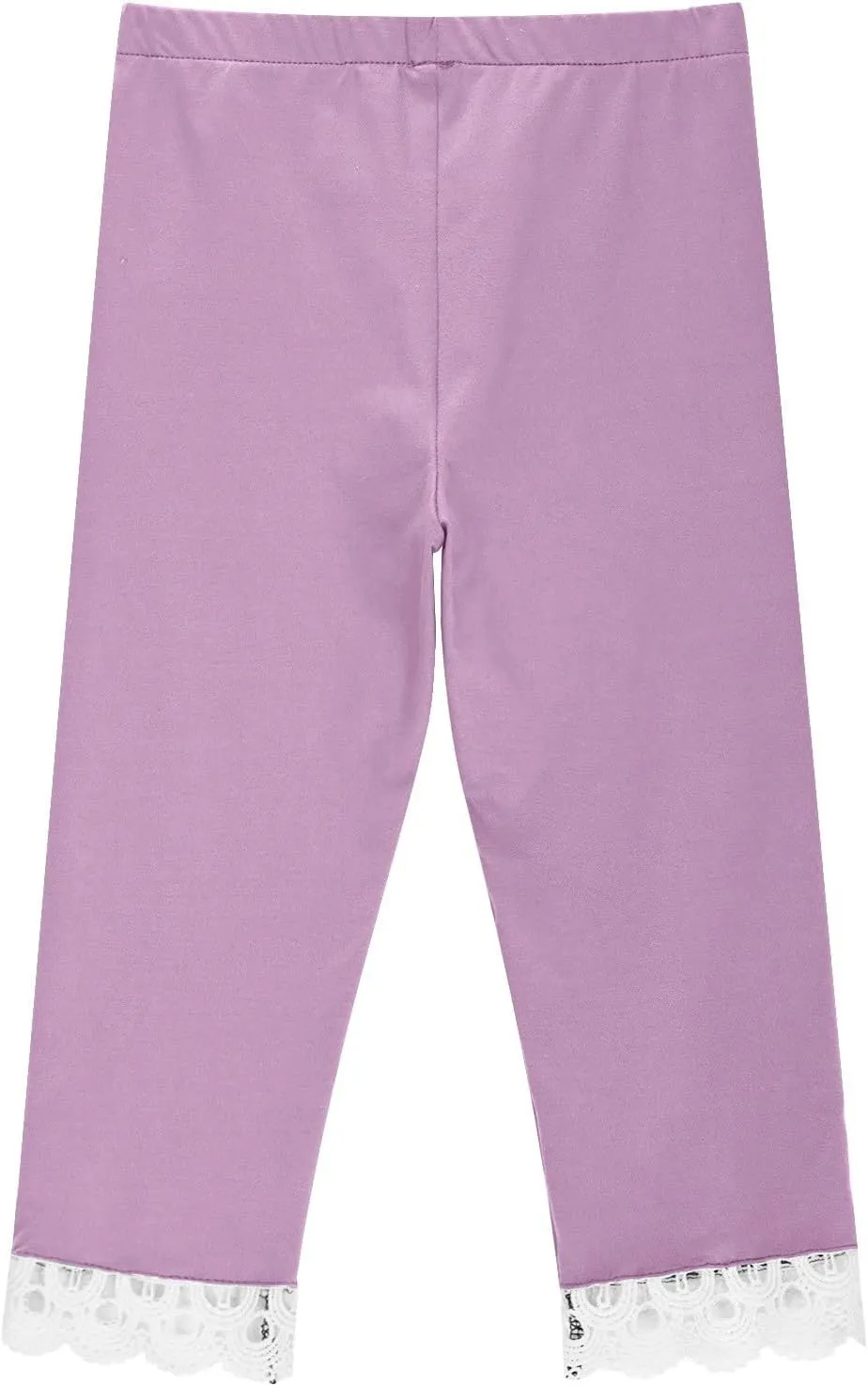 Girls Athletic Capri Leggings, Kids Yoga Pants with Pockets, Teen Girls Stretch Dance Running Workout Pants