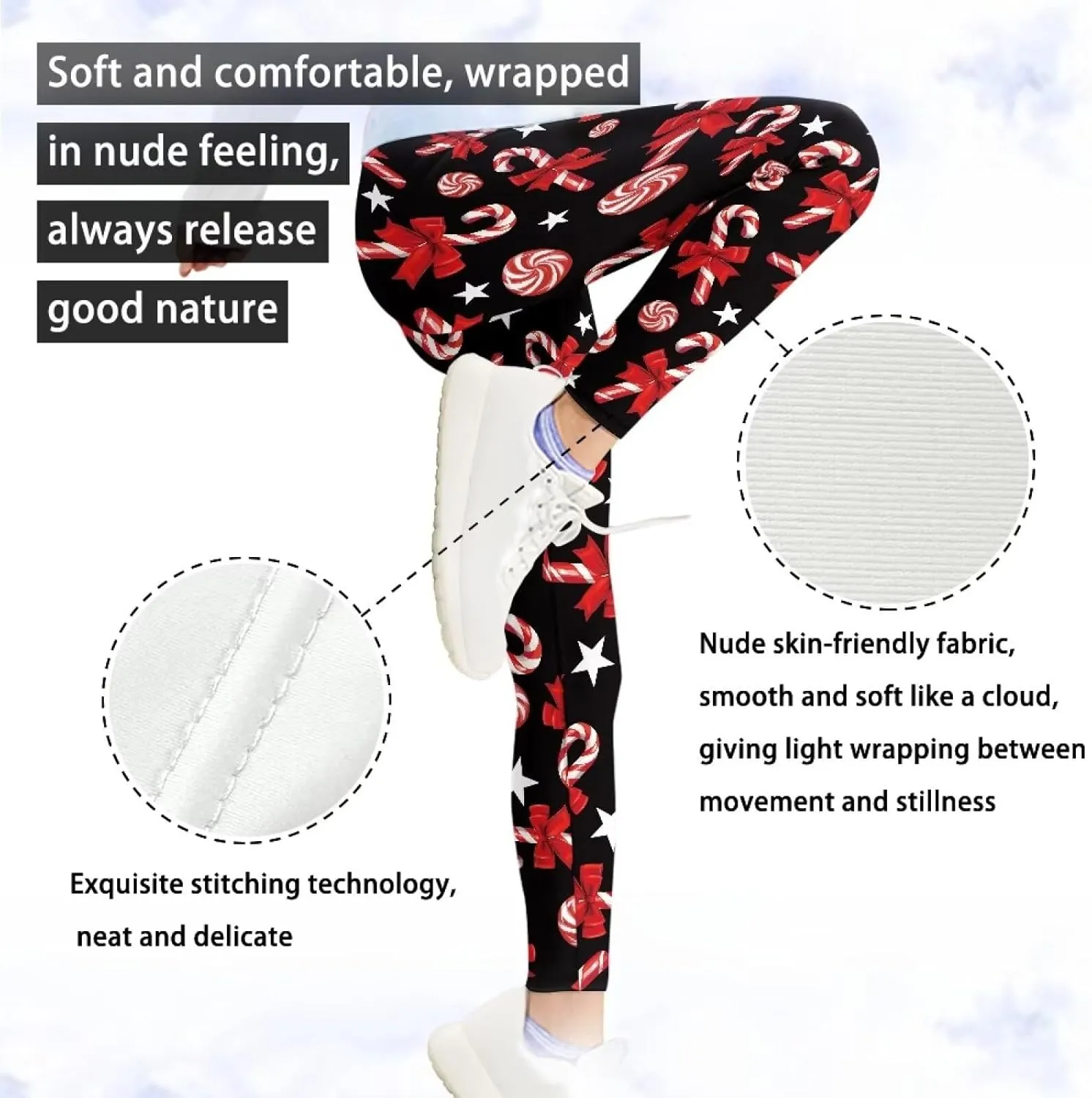 Girls Casual Basic Leggings Full Length Stretch Tights Pants Athletic Leggings for Kids in 4t to 13 Years