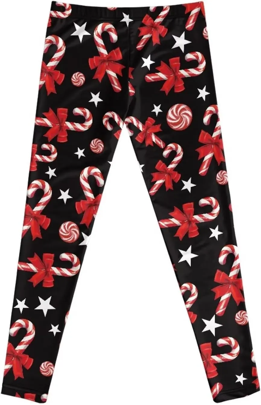Girls Casual Basic Leggings Full Length Stretch Tights Pants Athletic Leggings for Kids in 4t to 13 Years
