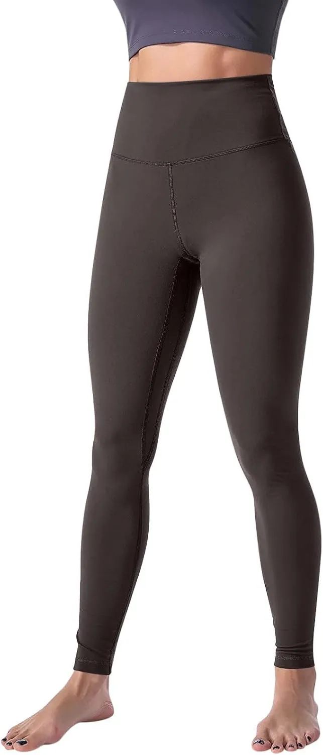 High Waist Elastic Free Ankle Leggings for Women Tummy Control Yoga Pant Plus Size Comfy Elastic Compression Legging