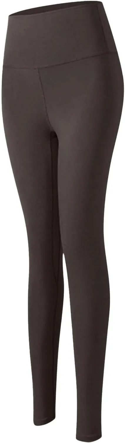 High Waist Elastic Free Ankle Leggings for Women Tummy Control Yoga Pant Plus Size Comfy Elastic Compression Legging