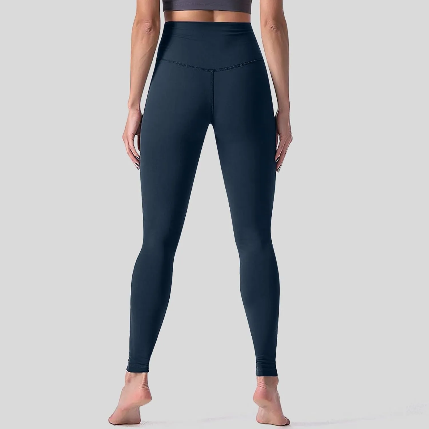 High Waist Elastic Leggings for Women Free Ankle Tummy Control Yoga Pants Plus Size Fashion Elastic Compression Leggings