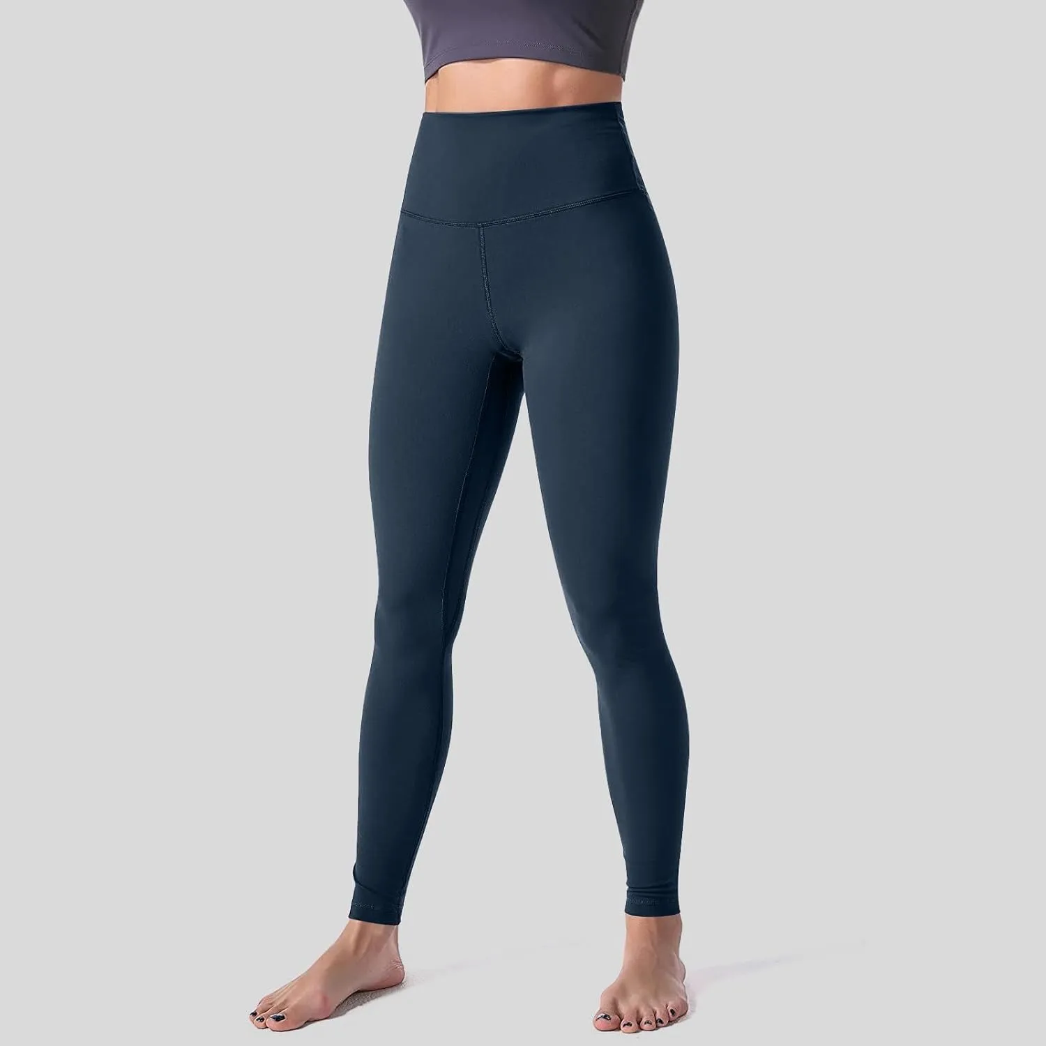 High Waist Elastic Leggings for Women Free Ankle Tummy Control Yoga Pants Plus Size Fashion Elastic Compression Leggings