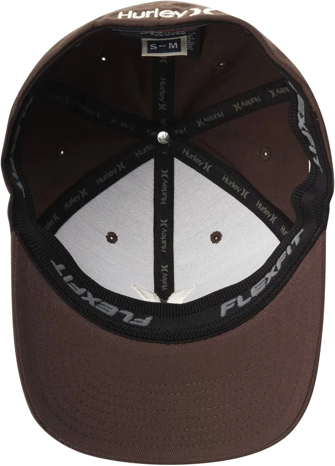 Hurley Men's Caps - One & Only Flexfit Baseball Cap - Fitted Hats for Men (S-XL)