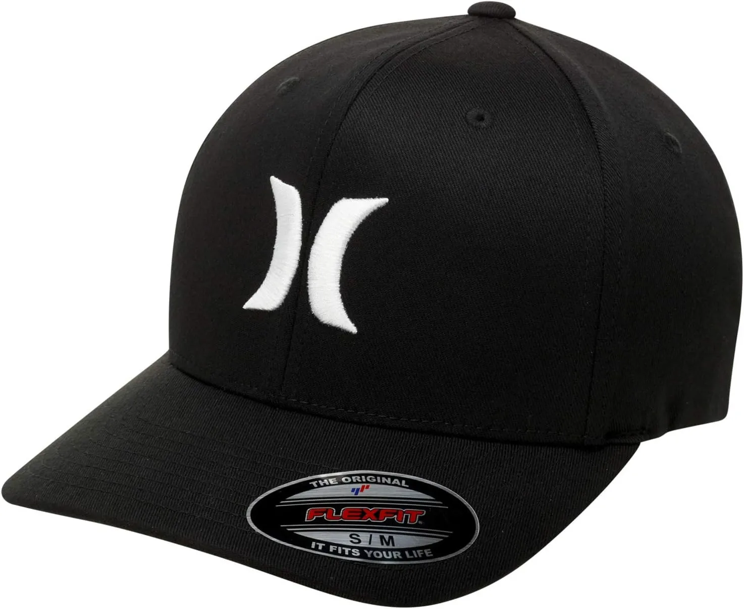 Hurley Men's Caps - One & Only Flexfit Baseball Cap - Fitted Hats for Men (S-XL)