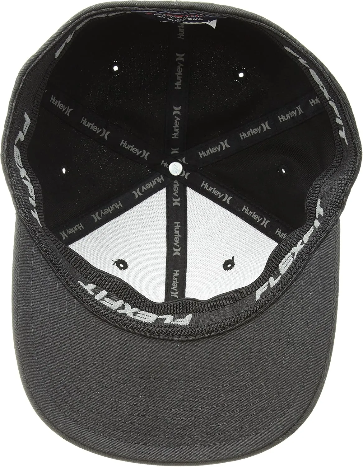 Hurley Men's Caps - One & Only Flexfit Baseball Cap - Fitted Hats for Men (S-XL)
