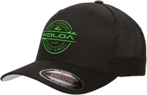 Koloa Surf Co. Premium Embroidered Thruster Logo Flexfit 6511 Truckers Caps