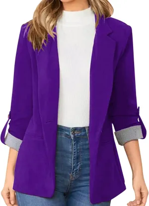 Ladies Blazers To Wear With Jeans Office Women's Cardigan Cropped Dressy Vintage Blazers Fit It Herringbone Coat
