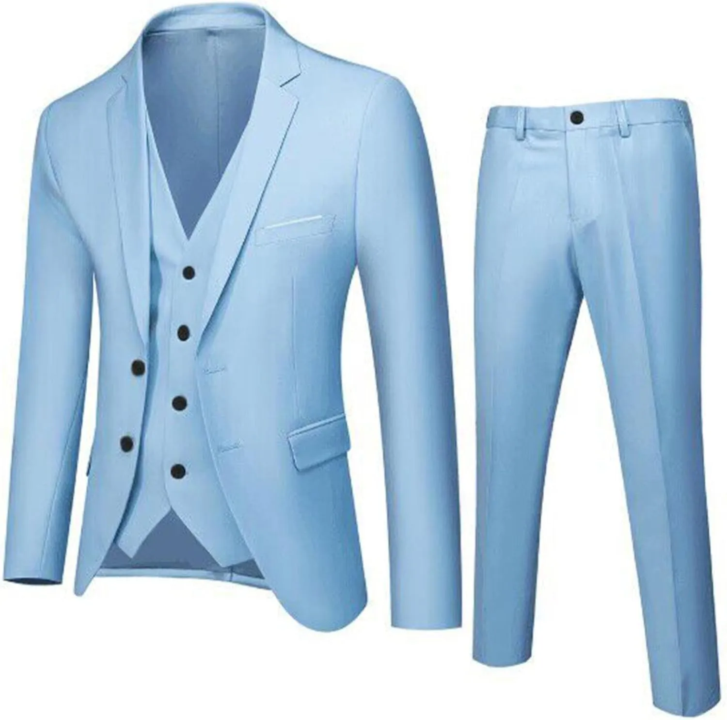 LCMTWX Men Suits Slim Fit Vest Suit R Suit Men’s Business Wedding Pants Men's Coats Jackets Men'S Suit Mens Linen Suits 2