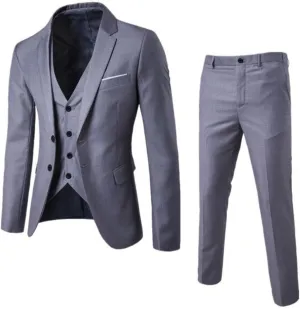LCMTWX Men Suits Slim Fit Vest Suit R Suit Men’s Business Wedding Pants Men's Coats Jackets Men'S Suit Mens Linen Suits 2