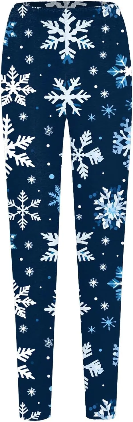 Leggings for Women Christmas Costumes Women Fleece Tights Plus Size Yoga Pants for Women Royal Blue Leggings