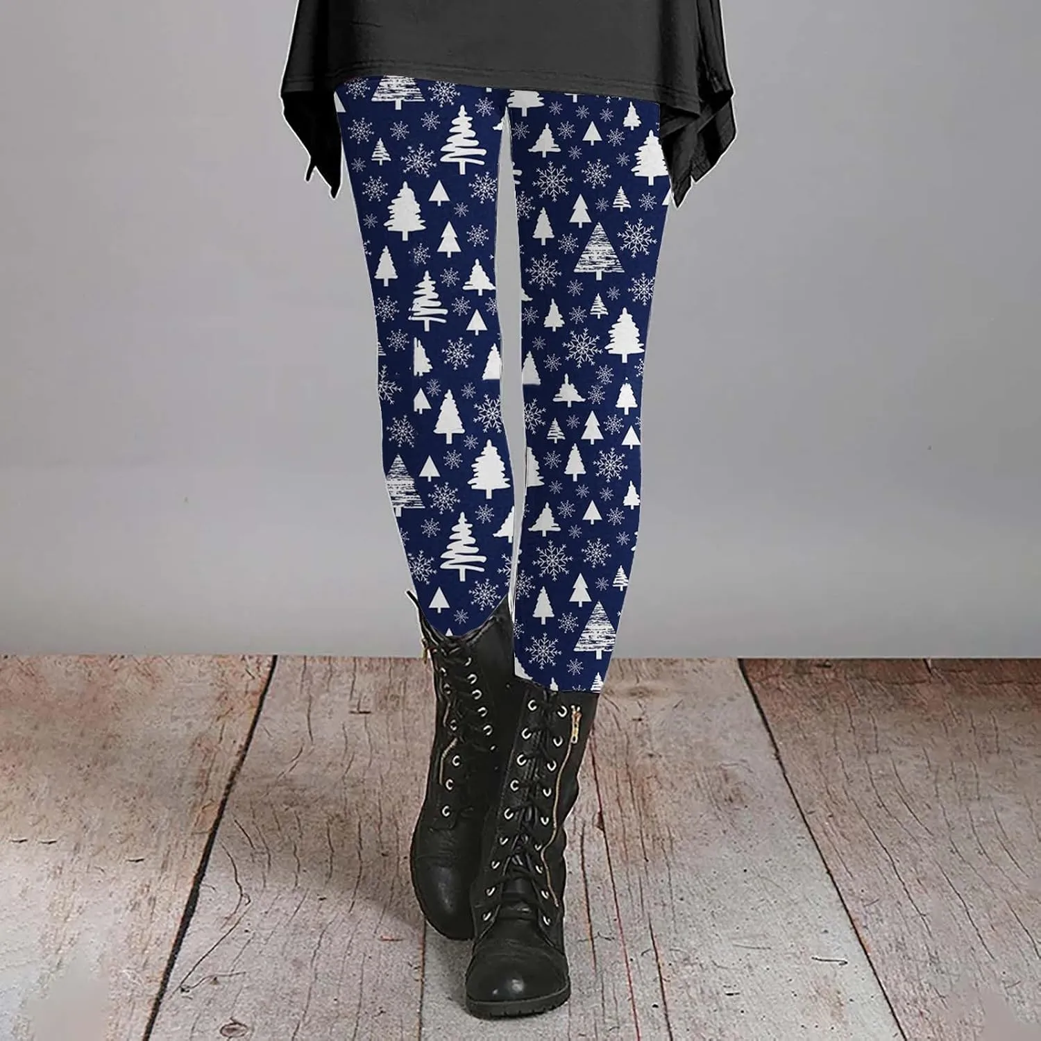 Leggings for Women Printed High Waist Leggings Fashion Casual Trousers Womens Christmas Pants Sequin Leggings Women