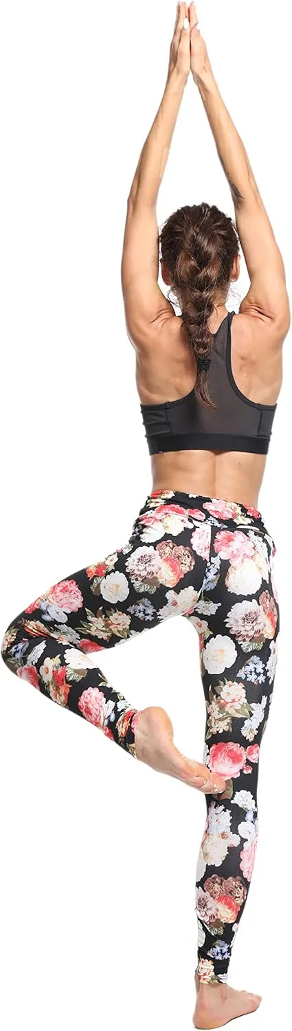 Leggings for Women Printed High Waist Ultra Soft Yoga Pants Comfy Workout Fashion Leggings -REG/Plus-150 Colors