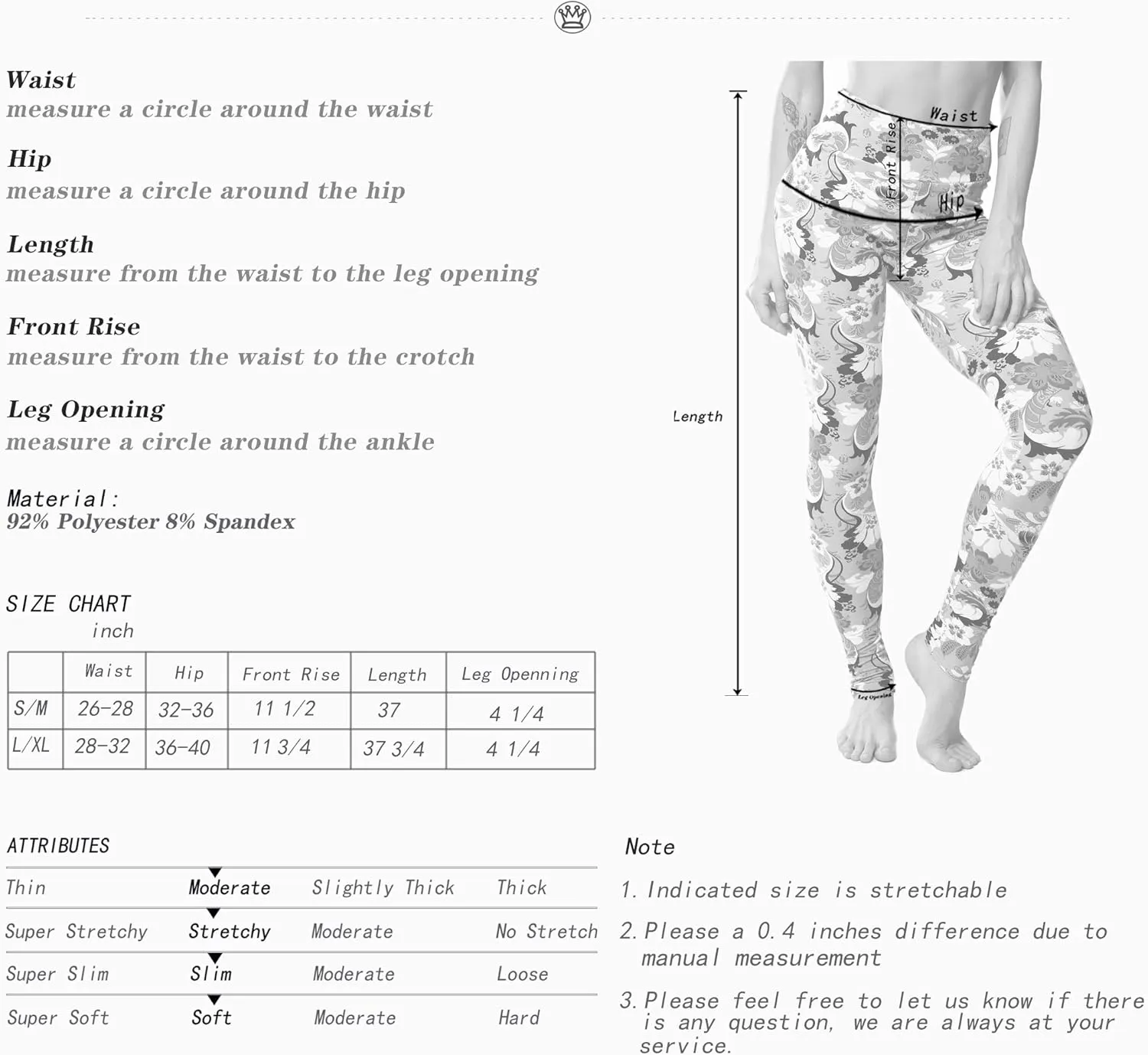 Leggings for Women Printed High Waist Ultra Soft Yoga Pants Comfy Workout Fashion Leggings -REG/Plus-150 Colors
