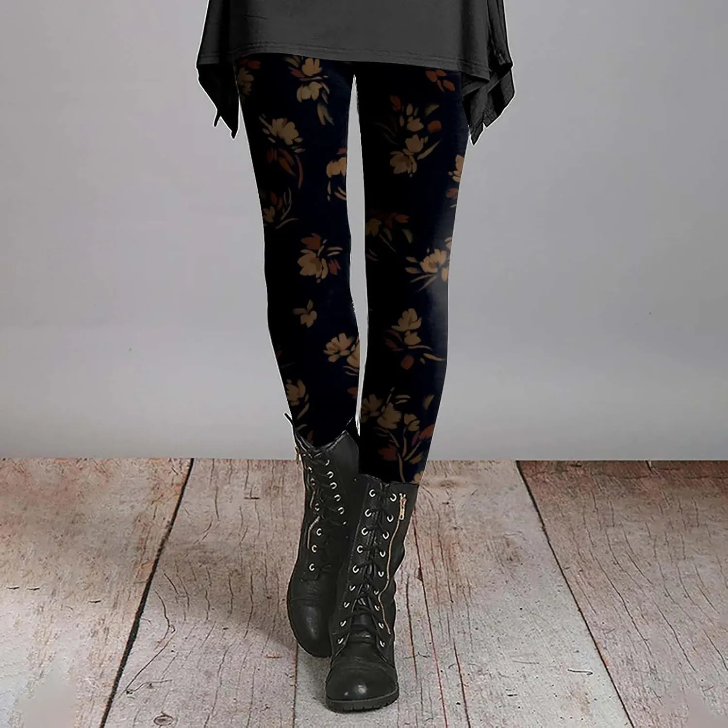 Leopard Print Sheer Capri Leggings for Women Leggins with Pockets Womens Leggings with Words