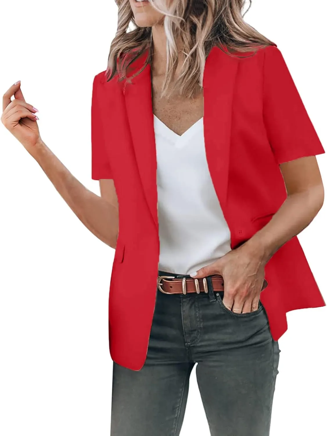 Linen Blazers for Women 2024 Business for Women Jackets Open Front Prtite Fall Winter Top Fitted Gold Blazer