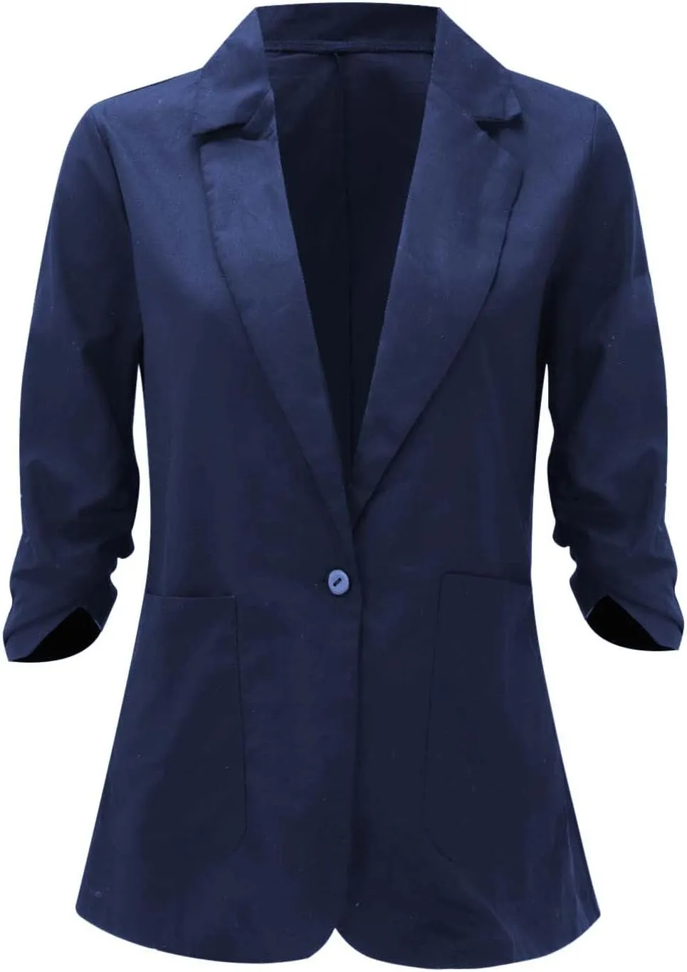 Linen Blazers for Women 2024 Work Women Blazer Long Sleeve Cute Fall Winter Jacket Baggy Herringbone Blazer