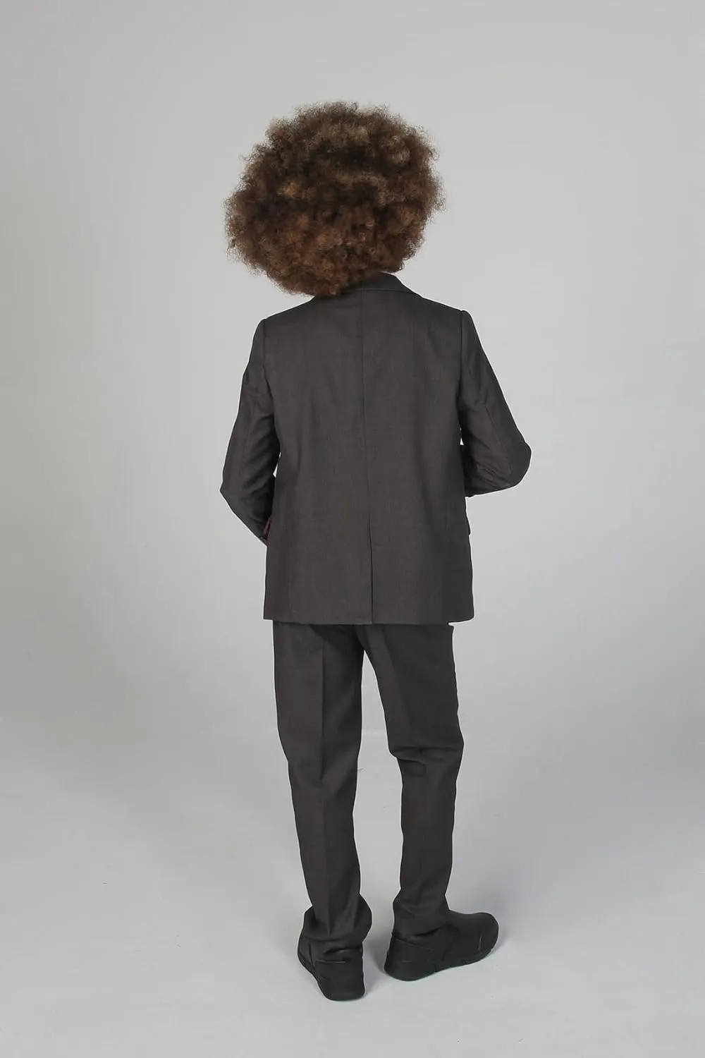 Mens Boys Tailored Fit Formal Suits Father and Son Matching 3 Piece Wedding Outfit