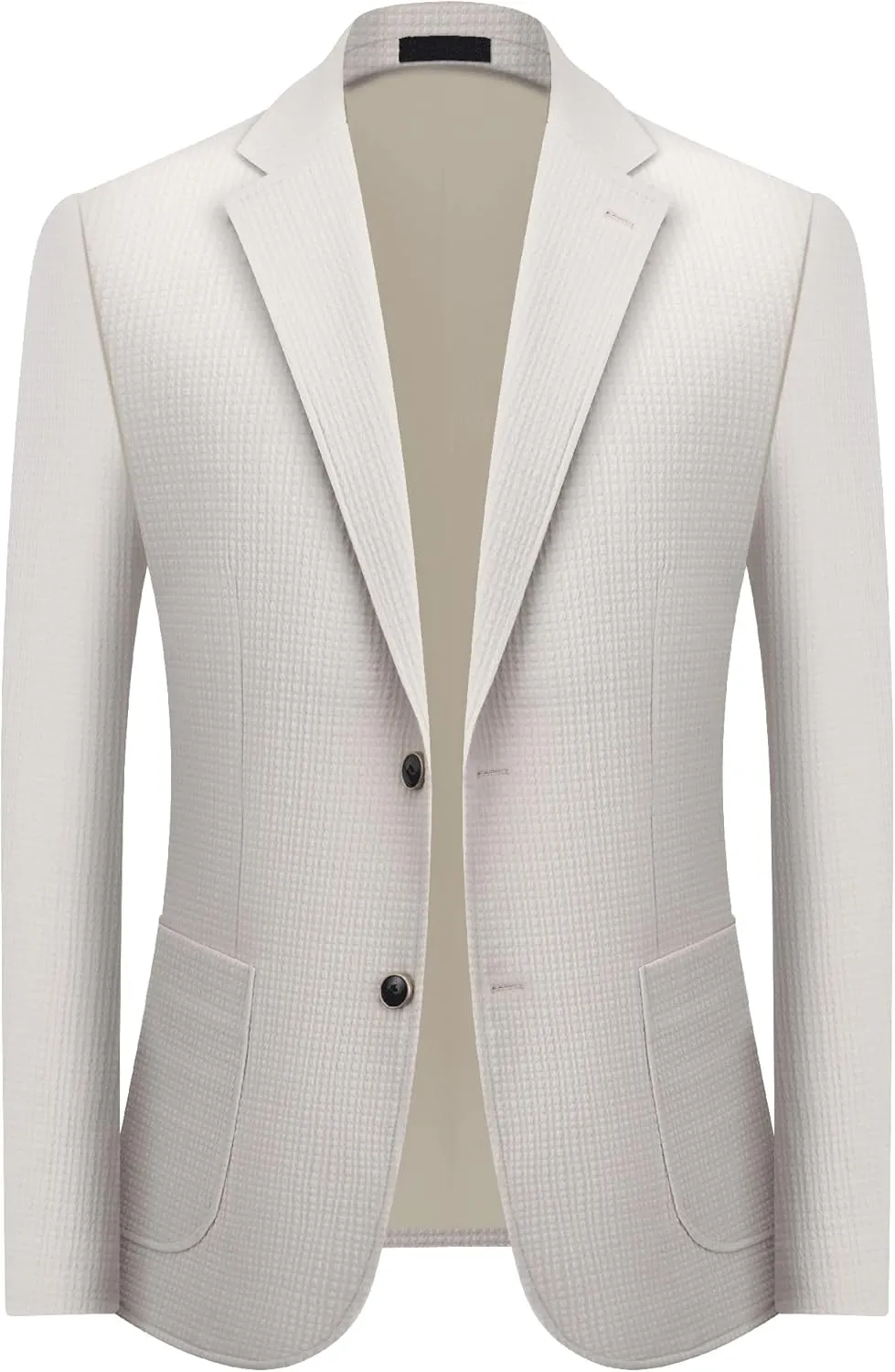 Men's Suits, Mens Jacquard Spread Collar Blazer Slim Fit Stylish Suit Jacket for Wedding Party Prom