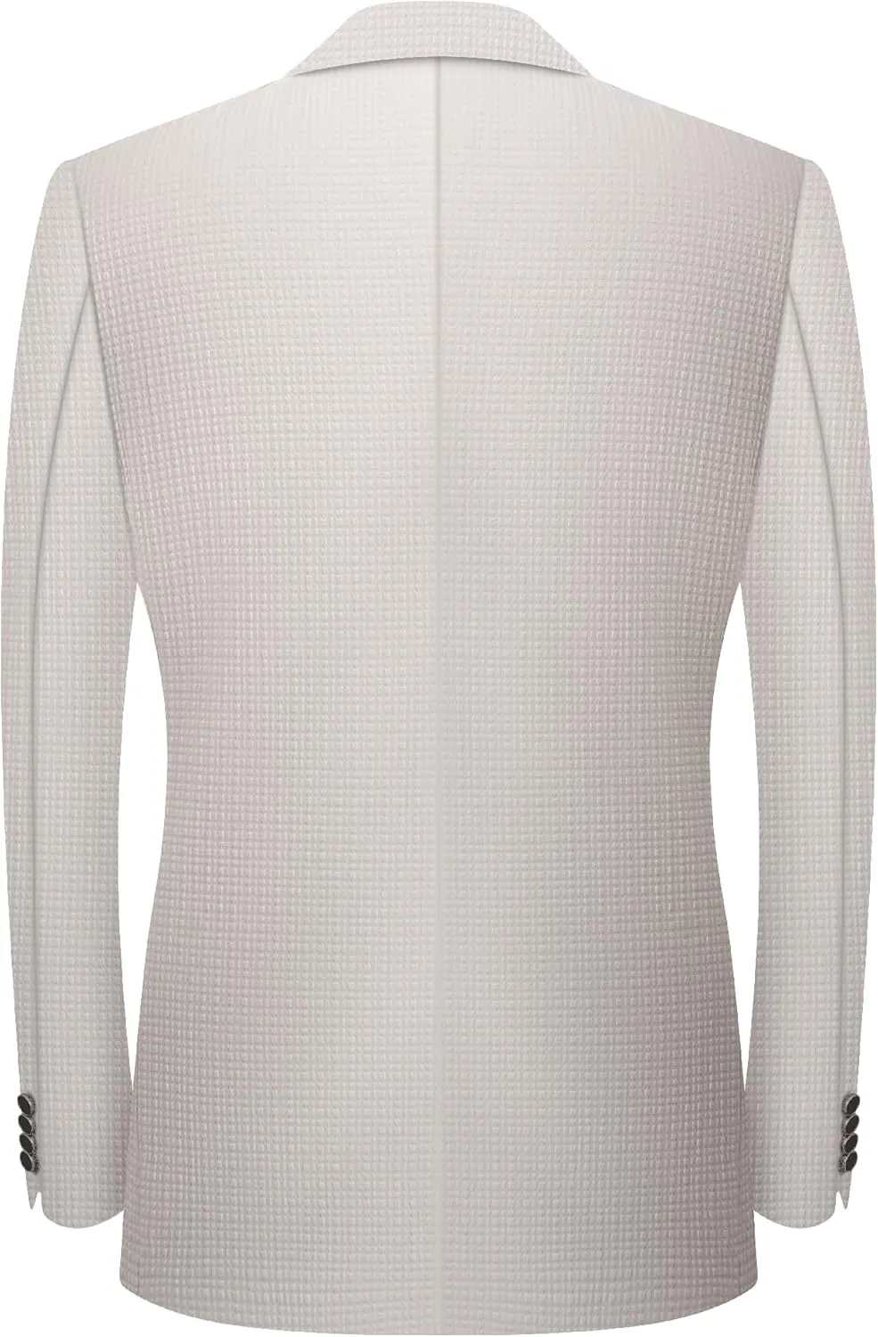 Men's Suits, Mens Jacquard Spread Collar Blazer Slim Fit Stylish Suit Jacket for Wedding Party Prom