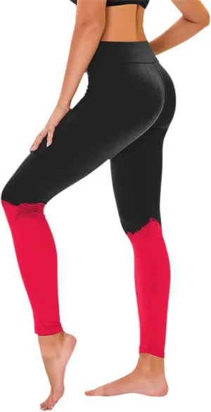 Multi Color Leggings for Women Butt Lift Jeans for Women Christmas Yoga Pants with Pockets