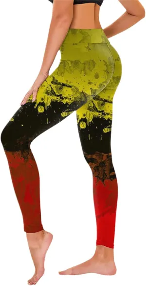 Multi Color Leggings for Women Butt Lift Jeans for Women Christmas Yoga Pants with Pockets