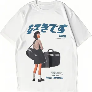 Oversized Graphic Tees for Women Y2k Men Streetwear Harajuku T-Shirts Vintage Tees