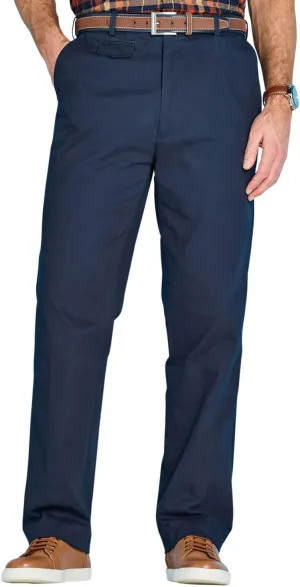 Pegasus Men's Cotton Chino Pants with Stretch Waistband Versatile, Comfortable & Stylish Smart Casual Pants