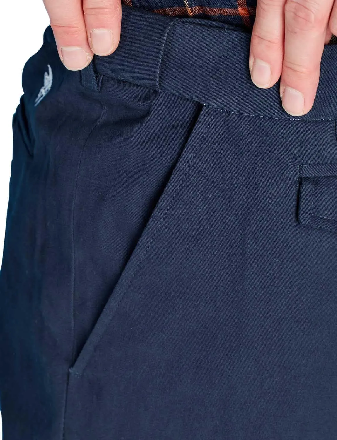Pegasus Men's Cotton Chino Pants with Stretch Waistband Versatile, Comfortable & Stylish Smart Casual Pants