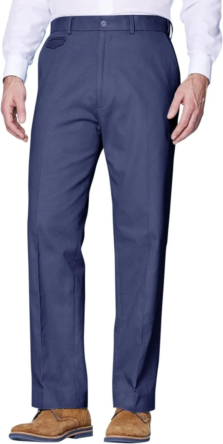 Pegasus Men's Cotton Chino Pants with Stretch Waistband Versatile, Comfortable & Stylish Smart Casual Pants