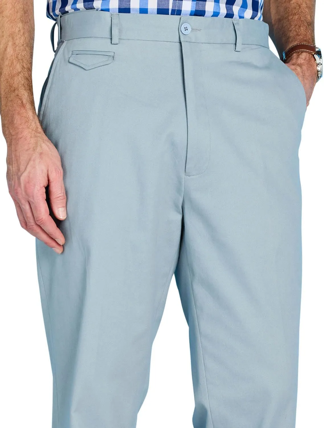 Pegasus Men's Cotton Chino Pants with Stretch Waistband Versatile, Comfortable & Stylish Smart Casual Pants