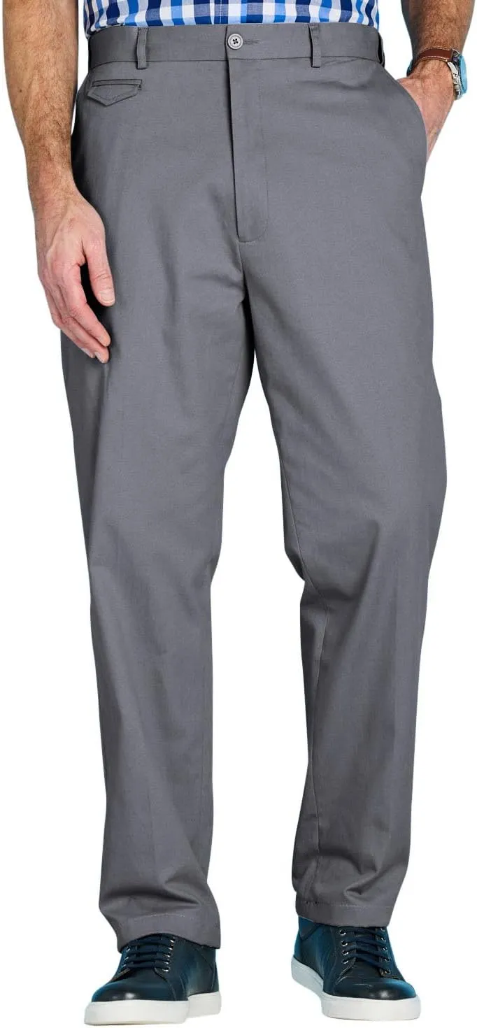 Pegasus Men's Cotton Chino Pants with Stretch Waistband Versatile, Comfortable & Stylish Smart Casual Pants